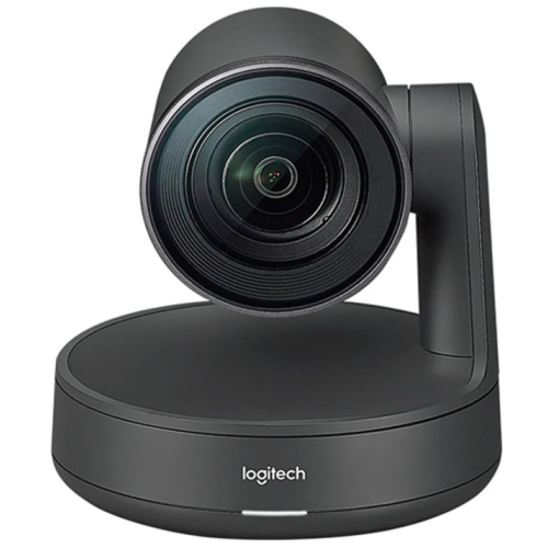Logitech Rally Plus Ultra HD 4K Conference Camera System with Dual-Speakers and Mic Pods Set