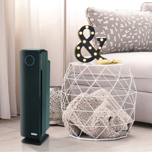GermGuardian Elite 28" 4-in-1 True HEPA Air Purifier with UV-C & Carbon Filter – Large Room Cleaner for Allergies, Pets, Smoke & Mold – Covers up to