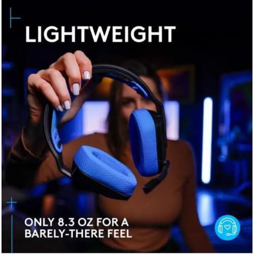Refurbished - Logitech G G535 Lightspeed Wireless Gaming Headset - Lightweight Over-Ear Headphone, Silent Rotatable Microphone, PC, PS5, PS4, USB-C,