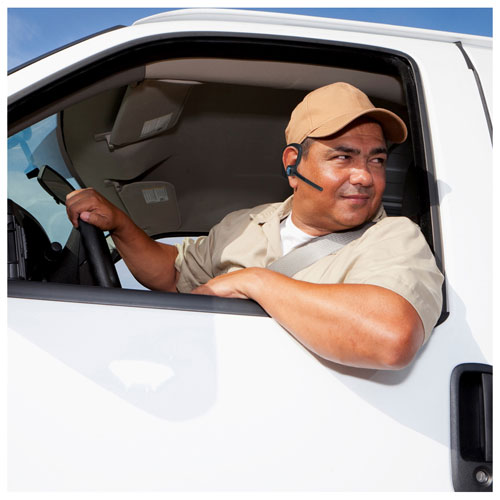 BlueParrott M500-XT Wireless Bluetooth Mono Headset with 93% Noise-Cancelling Microphone