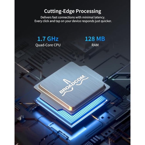 BrosTrend WiFi 6 AX3000 WiFi Extender with Gigabit Port, WiFi Booster for Home, Dual Band Internet Booster WiFi Repeater, Covers Up to 2,200 sq.ft &