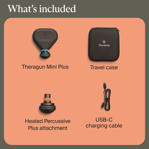 Therabody Theragun Mini Plus Handheld Percussive Massage Device - Black