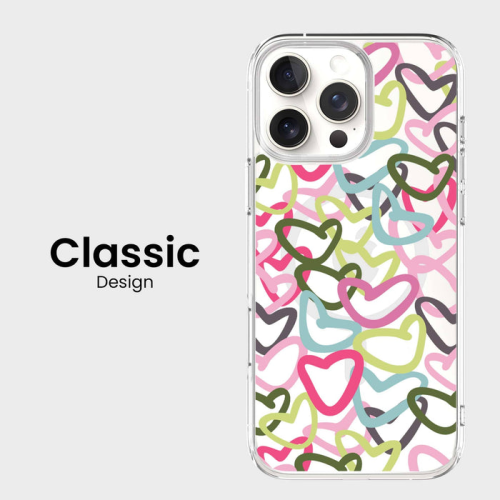 iPhone 16 Pro Clear Case - Graffiti Design