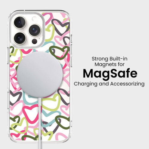 iPhone 16 Pro Clear Case - Graffiti Design