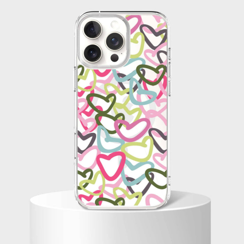 iPhone 16 Pro Clear Case - Graffiti Design