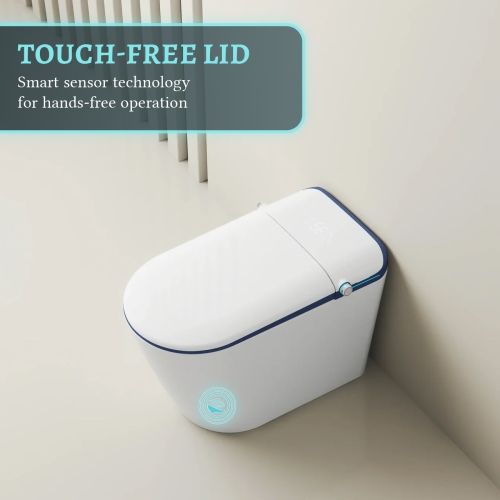 SERA BATHROOM Stevie Smart Bidet Toilet, One-Piece Toilet with Auto Jet Flush, Auto Open/Close Lid, Warm Water Wash, Warm-Air Dryer, Heated Seat,