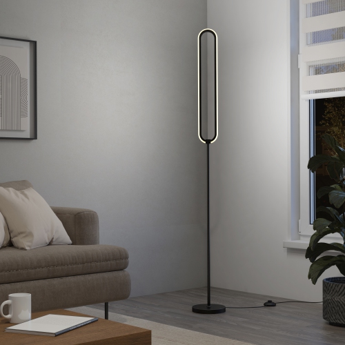 Leni Floor Lamp Black 3000K