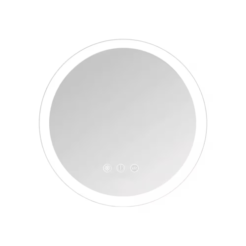 Miroir de SALLE DE BAIN DE 32 po LED LUNE givrée FS-2015-3232 - Argenté