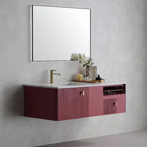 Miroir de SALLE DE BAIN DE 36&nbsp;po LED Urban de SERA - Cadre noir