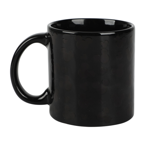 Disney Mickey Mouse Ears 16 Oz Black Heat Reactive Ceramic Mug