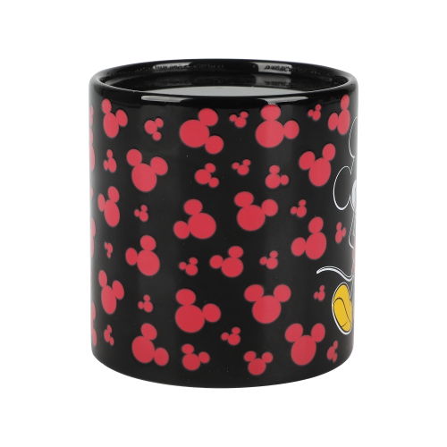 Disney Mickey Mouse Ears 16 Oz Black Heat Reactive Ceramic Mug