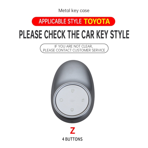 Suitable for Toyota Platinum 3X key cover 2025 GAC BZ3X car remote control key bag - single bag + leather rope buckle