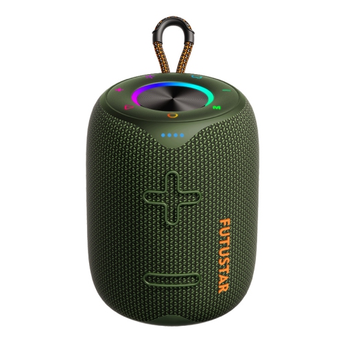 Portable Bluetooth Speaker, Wireless Speaker 20W Bass Diaphragm, USB, Suitable for Home Use, Green