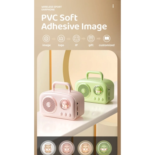 Creative Retro Space Capsule Bluetooth Speaker, High-End Nostalgic Home Subwoofer, C-270 Wireless Speaker, Portable Bluetooth Speaker - C270 Yellow