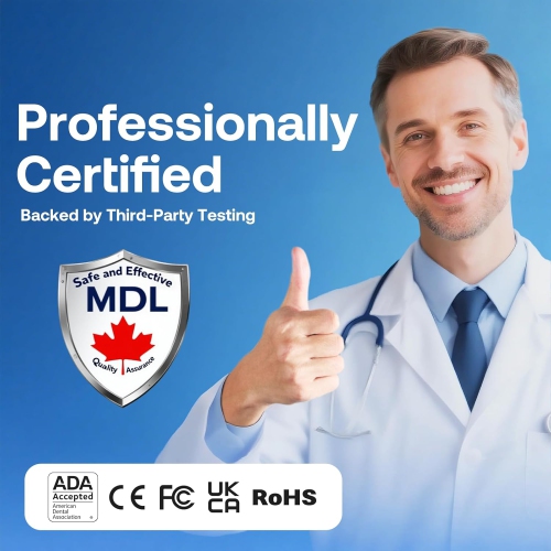 Bitvae Ultrasonic Electric Toothbrushes for Adults and Kids, ADA Accepted Rechargeable Travel Sonic Toothbrush with 8 Brush Heads, 5 Modes, Holder