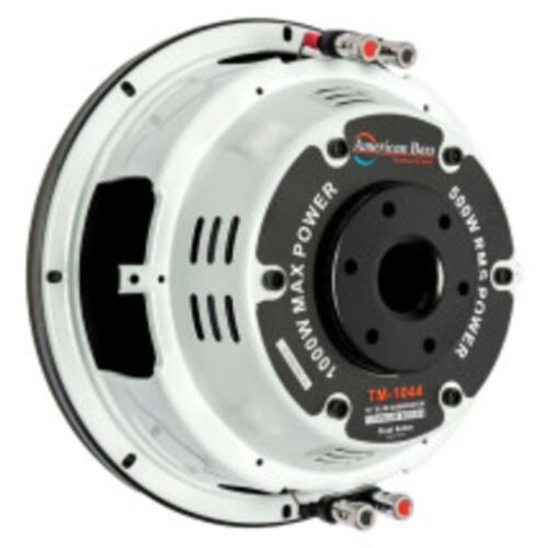 Haut-parleur d'extrêmes graves mince 500&nbsp;W RMS TM-1044 10&nbsp;po d'American Bass - 4&nbsp;Ohm double