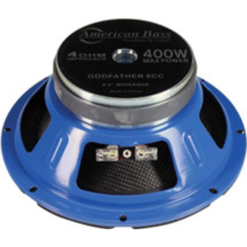Haut-parleurs de fréquences moyennes en fibre de carbone RMS 8CC de 8 po Godfather d'American Bass 400 W