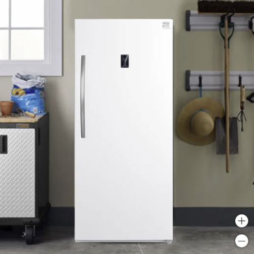 Kenmore 29-Inch 21 cu. ft. Upright Convertible Freezer & Refrigerator – White