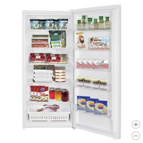 Kenmore 29-Inch 21 cu. ft. Upright Convertible Freezer & Refrigerator – White