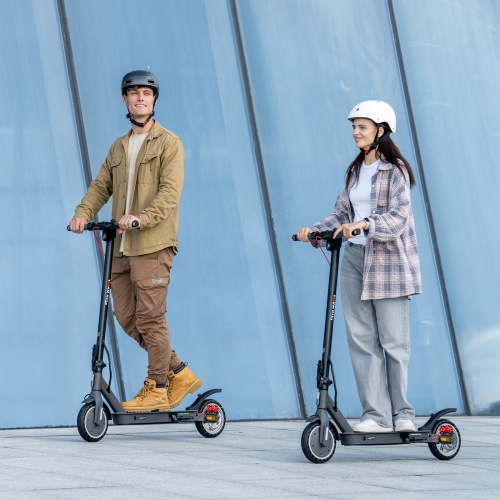5TH WHEEL E9 Electric Scooter: 700W Peak Power, 32-35KM Range, 29.3Lbs Lightweight Foldable E-Scooter, Rear Dual Suspension for Adults Commuting