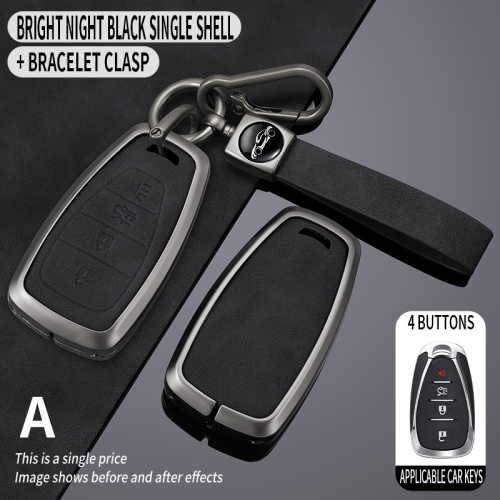Chevrolet Malibu XL Key Fob, Premium Equinox, Trax, Volando, and Trailblazer Key Fobs and Key Chains - Chevrolet A-Class Smart Four-Button Key [Night