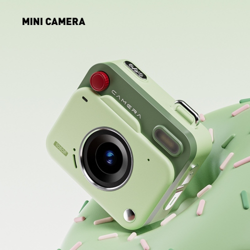 New CCD Retro Mini Student Digital Camera, Campus Camera, HD Camera, 32GB, TF Memory Card, Olive Green