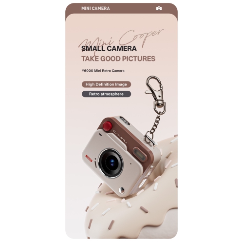 Nouvel appareil photo numérique rétro miniature pour étudiants de CCD, appareil photo pour campus, caméra HD, 32&nbsp;Go, carte mémoire TF, Couleur