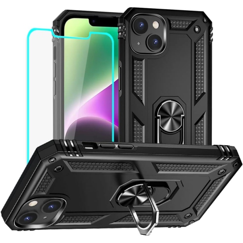 Tasnim For iPhone 13 Pro Max Case, iPhone 13 Pro Max Phone Case with Screen Protector, Military Grade Protective Cases with Ring for iPhone 13 Pro Max