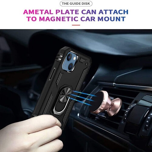 Tasnim for iPhone 11 Case, iPhone 11 Phone Case with HD Screen Protector, Military Grade Protective Cases with Ring for iPhone 11