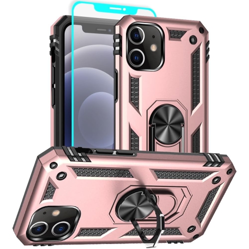 Tasnim for iPhone 11 Case, iPhone 11 Phone Case with HD Screen Protector, Military Grade Protective Cases with Ring for iPhone 11