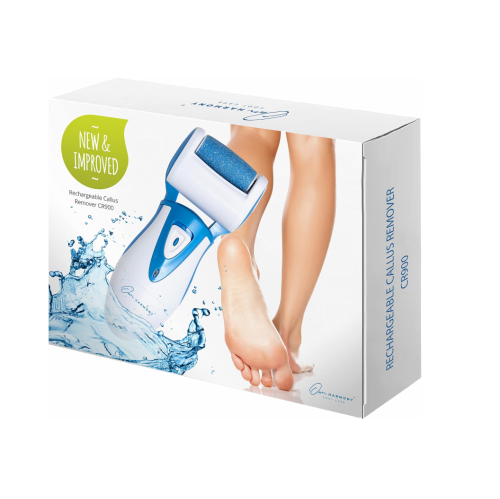 Rechargeable Electric Callus Remover and Shaver - Foot File CR900 by Own Harmony Best Pedicure Tools - Professional Spa Electronic Micro Pedi Health