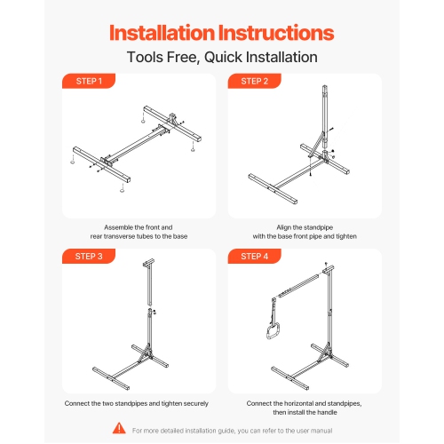 VEVOR 250 LBS Trapeze Bar for Bed Mobility, Heavy-Duty Steel Free Standing Trapeze Bar, Hospital Bed Pull Up Assist for Elderly & Disabled, Ideal for