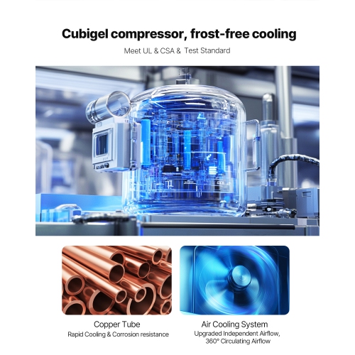 VEVOR 48"W Commercial Refrigerator, 12.5 Cu. Ft Sandwich Prep Refrigerated Table, Mega Top Food Prep Fridge with 18 Pans and Cutting Board, Stainless