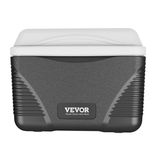 VEVOR 8.5 QT Portable Cooler, Hard Cooler with Ice Retention and Heavy-Duty Handles, Lightweight Rigid Material Insulated Portable Cooler, for Family