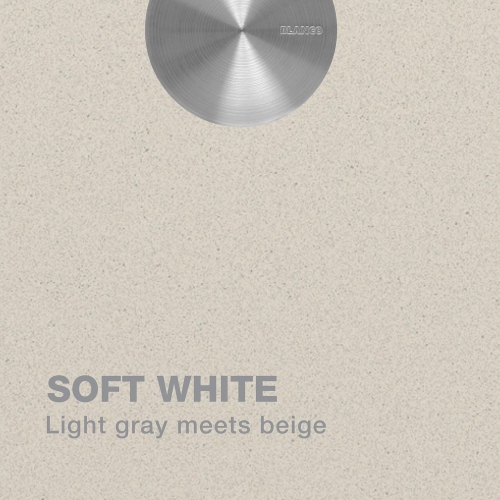 Évier de cuisine super simple sous comptoir BLANCO 443084 Precis SILGRANIT, 32&nbsp;po long. X 19&nbsp;po larg. - Blanc doux