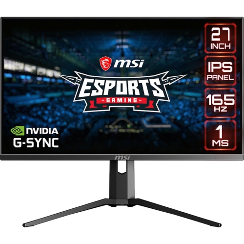 Refurbished - MSI 27" Full HD Gaming Monitor | 165Hz | 1ms | IPS Panel (MAG273R2) - Black