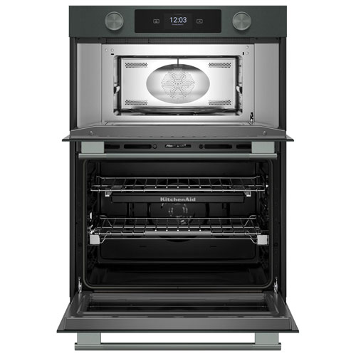 Four mural électrique combiné à convection véritable 5 pi³ 30 po de KitchenAid - Genévrier