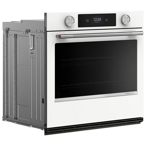 KitchenAid 30" 5.0 Cu. Ft. True Convection Electric Wall Oven - White