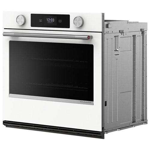 KitchenAid 30" 5.0 Cu. Ft. True Convection Electric Wall Oven - White