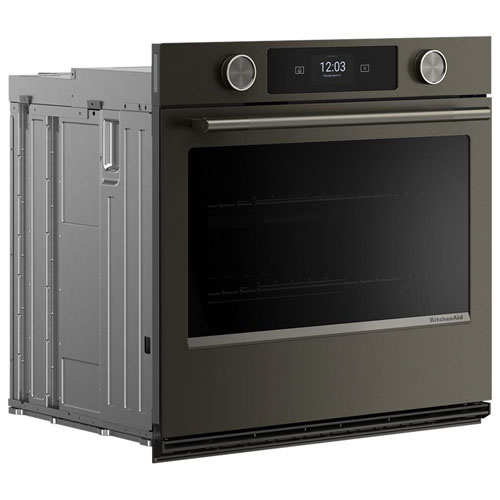 KitchenAid 30" 5.0 Cu. Ft. True Convection Electric Wall Oven - Black Ore