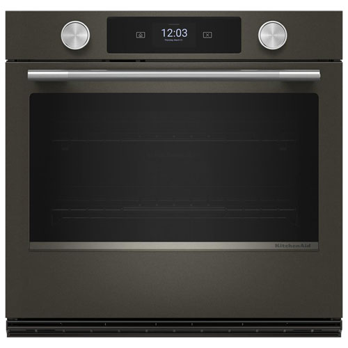 KitchenAid 30" 5.0 Cu. Ft. True Convection Electric Wall Oven - Black Ore