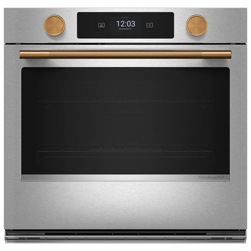 KitchenAid 30" 5.0 Cu. Ft. True Convection Electric Wall Oven - PrintShield Stainless