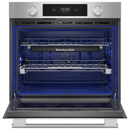 KitchenAid 30" 5.0 Cu. Ft. True Convection Electric Wall Oven - PrintShield Stainless