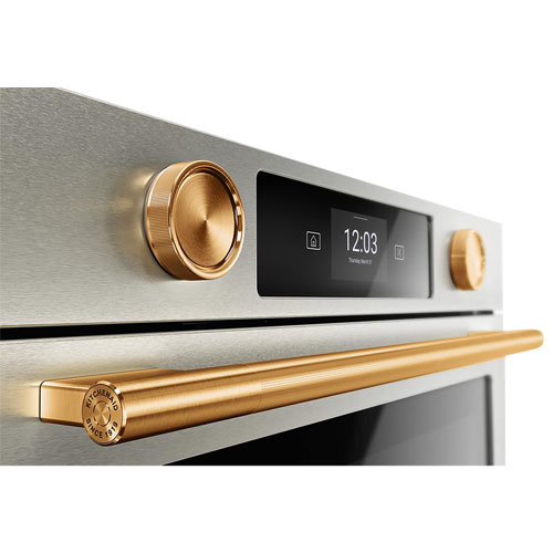 KitchenAid 30" 5.0 Cu. Ft. True Convection Electric Wall Oven - PrintShield Stainless