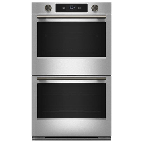 KitchenAid 30" 10.0 Cu. Ft. True Convection Electric Wall Oven - PrintShield Stainless