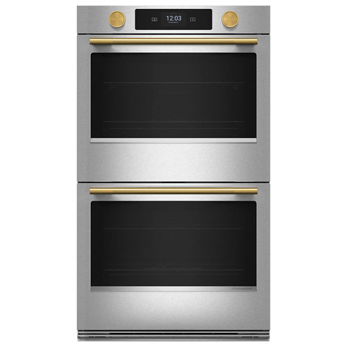 KitchenAid 30" 10.0 Cu. Ft. True Convection Electric Wall Oven - PrintShield Stainless
