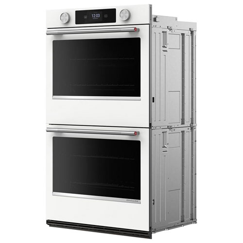 Four mural électrique à convection véritable 10 pi³ 30 po de KitchenAid (KOED730SWH) - Blanc