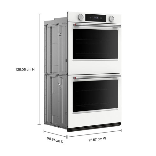 KitchenAid 30" 10.0 Cu. Ft. True Convection Electric Wall Oven - White
