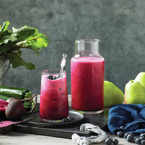 Remis à neuf (Bon état) - Centrifugeuse Juice Fountain Cold XL de Breville - Bleu Damas - Réusiné par Breville