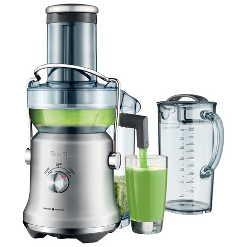 Remis à neuf (Bon état) - Centrifugeuse Juice Fountain Cold Plus de Breville - Acier inoxydable brossé - Réusiné par Breville